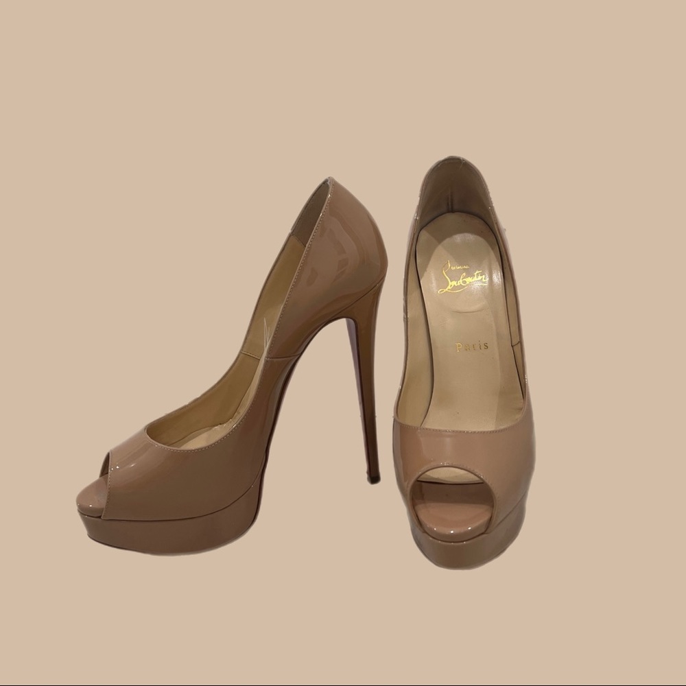 Christian Louboutin Lady Shoes Louboutin Peep Size 39.5